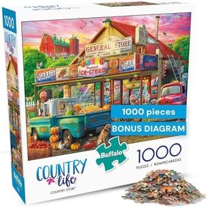 Buffalo Nostalgic Country Life 1000 Piece Puzzle - Antique Barn